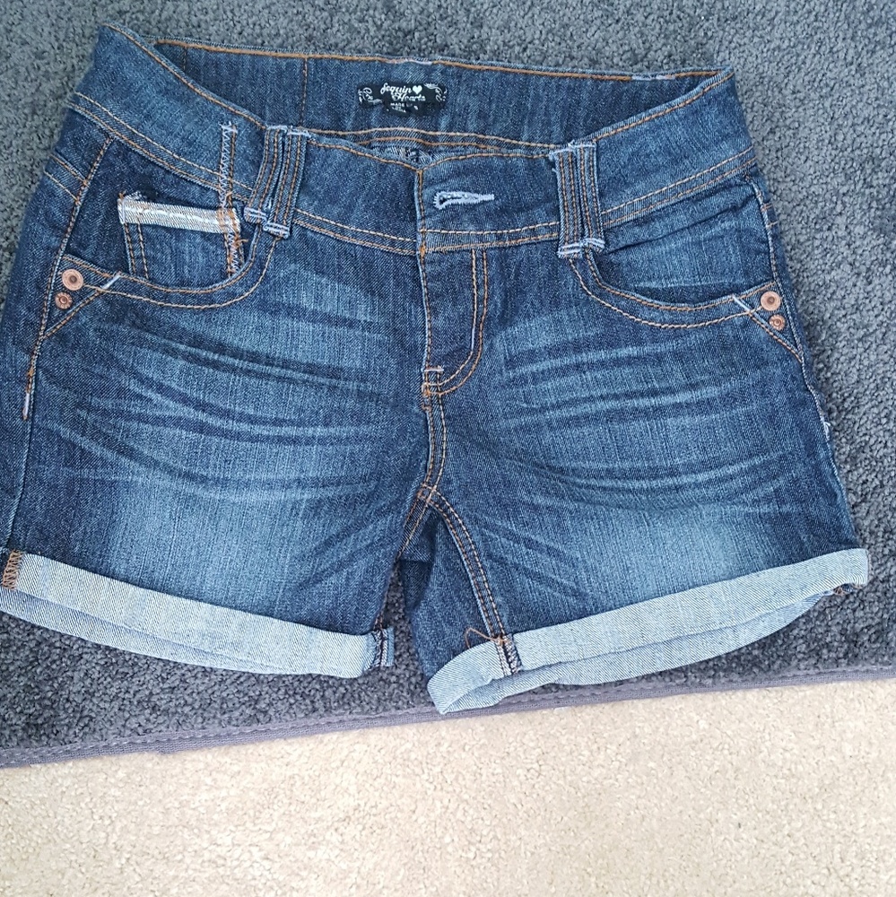 Denim shorts